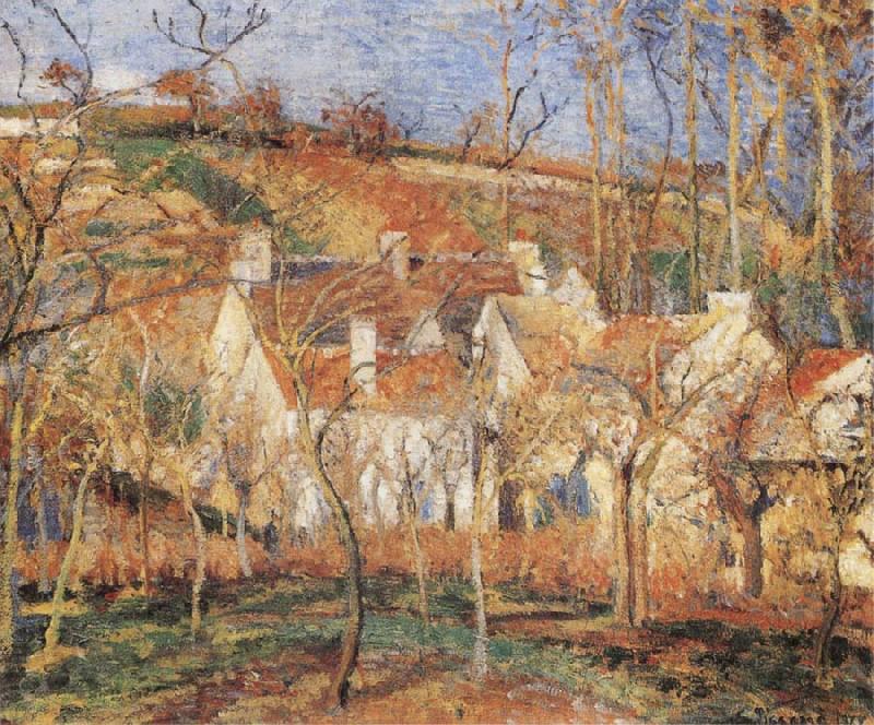 Camille Pissarro Red Roofs